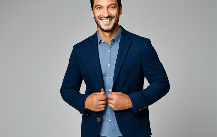 **
"A professional actor, headshot, smiling confidently, wearing a dark blue, modest button-down shirt and a blazer, natural lighting, clean background, perfect anatomy, correct proportions, well-formed hands, proper finger count, natural body proportions, professional photography, high quality, safe for work, appropriate content, fully clothed, professional, family-friendly."
**